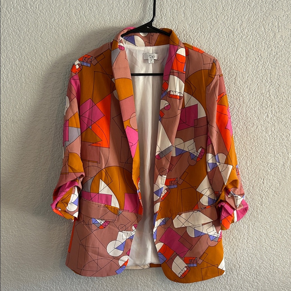 Ovi Colorful Abstract Blazer